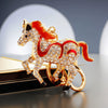 Metal Cute Style Horse Shape Keychain For Women