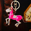 Metal Cute Style Horse Shape Keychain For Women