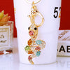 Metal Cute Zodiac Snake Car Keychain For Women Diamondencrusted Bag Pendant Mascot Gift