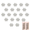 Metal Diamondencrusted Christmas Snowflake Women's Duckbill Clip Hair Accessory
