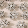Metal Diamondencrusted Christmas Snowflake Women's Duckbill Clip Hair Accessory