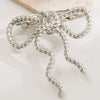 Metal Diamondencrusted Elastic Hair Ring With Plant Flowers Pattern And Electroplating Process