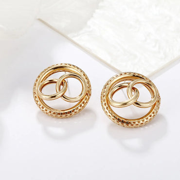 Ethnic Style Geometric Plating Alloy No Inlaid Earrings