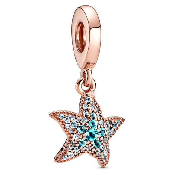 Metal Electroplated Crown Heart Pendant Loose Beads With Totem Pattern For Girls' Diy Beaded Accessories