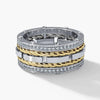 Metal Electroplated Geometric Copper Zirconia Unisex Simple Ring