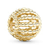 Metal Electroplated Love Pendant Beaded Bracelet With Diamond Embedded And Totem Pattern