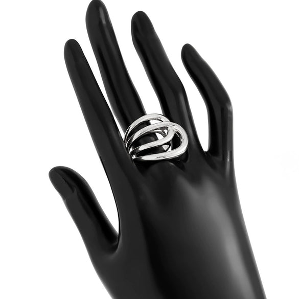 Metal Exaggerated Geometric Heavy Industry Design Smooth Bracelet With Electroplating Treatment