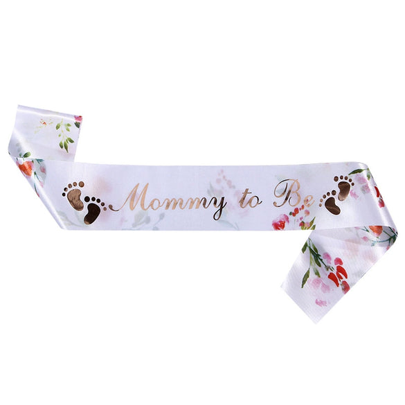 Metal Fashion Mommy To Be Hairband Shoulder Strap Set 2Piece Party Headwear