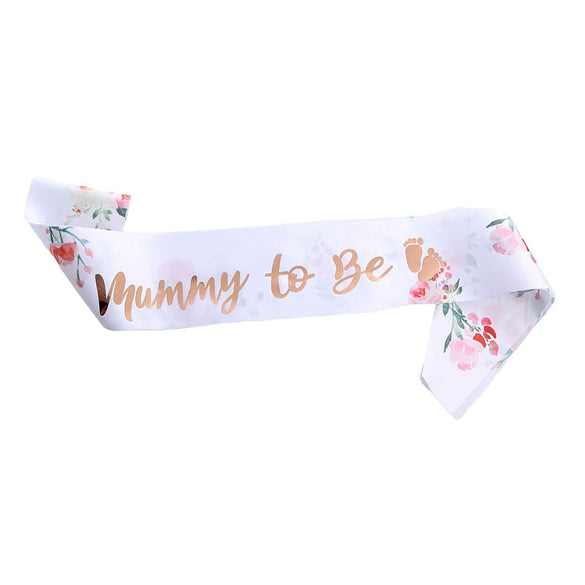 Metal Fashion Mommy To Be Hairband Shoulder Strap Set 2Piece Party Headwear