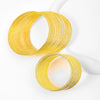 Metal Flower Coil Car Hanging Ring Diy Accessories Antique Natural Style Electroplating