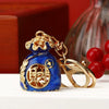 Metal Four Leaf Clover Car Key Chain And Bag Pendant