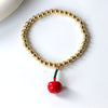 Metal Fruit Pattern Electroplated Pendant Bracelet Women's Unisex Fashion Jewelry