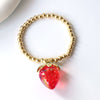 Metal Fruit Pattern Electroplated Pendant Bracelet Women's Unisex Fashion Jewelry