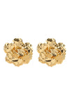 Metal Geometric And Flower Style Gold Plated Earrings For Women