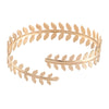 Metal Geometric Electroplated Opening Multilayer Arm Ring Bracelet