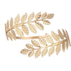 Metal Geometric Electroplated Opening Multilayer Arm Ring Bracelet