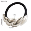 Metal Geometric Hair Accessories For Women With Electroplating Treatment Simple Elegant And High Elastic