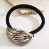 Metal Geometric Hair Accessories For Women With Electroplating Treatment Simple Elegant And High Elastic