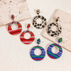 Metal Geometric Hoop Earrings Set In Round And Oval Shapes Small Fixed Earlobe Design Versatile Unisex Jewelry With Fine Craftsmanship