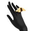 Metal Geometric Irregular Ring With Electroplating For Women