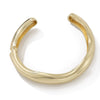 Metal Geometric Niche Style Wavy Open Collar Choker And Lava Bracelet For Women