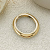 Metal Geometric Pleated Electroplated Bracelet For Women