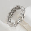 Metal Glossy Thread Stacked Geometric Sixsided Mirror Bracelet Retro Electroplated
