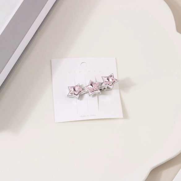 Metal Hairpin Heart Star Shape Handmade Sweet Girly Style Hair Accessories