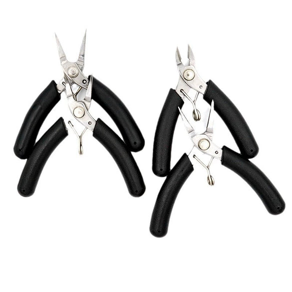 Metal Handmade Jewelry Pliers Versatile Model Pliers Toothless Pointed Nose Diagonal Cutting