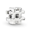 Metal Heart And Key Shaped Diy Accessories Pendant Beads With Totem Pattern For Bracelet Necklace Electroplated