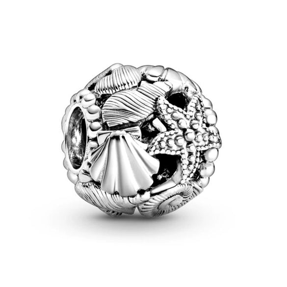 Metal Heart And Key Shaped Diy Accessories Pendant Beads With Totem Pattern For Bracelet Necklace Electroplated