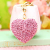Metal Heart Flower Women's Girly Keychain Bag Pendant