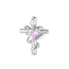 Metal Heartshaped And Snakeshaped Winding Cross Design Zircon Earrings For Couple Piercing Fashion Style