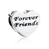 Metal Heartshaped Lettering Beads Accessories For Women's Fashion Diy Bracelet With Electroplating And Totem Design