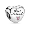 Metal Heartshaped Lettering Beads Accessories For Women's Fashion Diy Bracelet With Electroplating And Totem Design