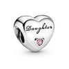 Metal Heartshaped Lettering Beads Accessories For Women's Fashion Diy Bracelet With Electroplating And Totem Design