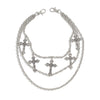 Metal Hip Hop Cross Pendant Waist Chain Jewelry