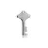Metal Hollow Love Key Peach Heart Concentric Padlock Pendant Couple Necklace Diy Jewelry Accessories Electroplated