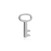 Metal Hollow Love Key Peach Heart Concentric Padlock Pendant Couple Necklace Diy Jewelry Accessories Electroplated