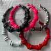 Metal Hoop Earrings Simple Geometric Style Electroplated Unisex Jewelry