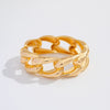Metal Inlaid Pearl Twist Smooth Spring Buckle Electroplating Geometric Bracelet