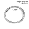 Metal Ins Style Smooth Hug Bracelet For Women With Electroplating