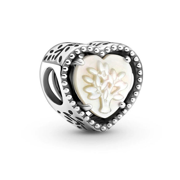 Metal Jewelry Accessories Hollow Rose Flower And Heart Shaped Padlock Two In One Charm Electroplated With Totem Pattern