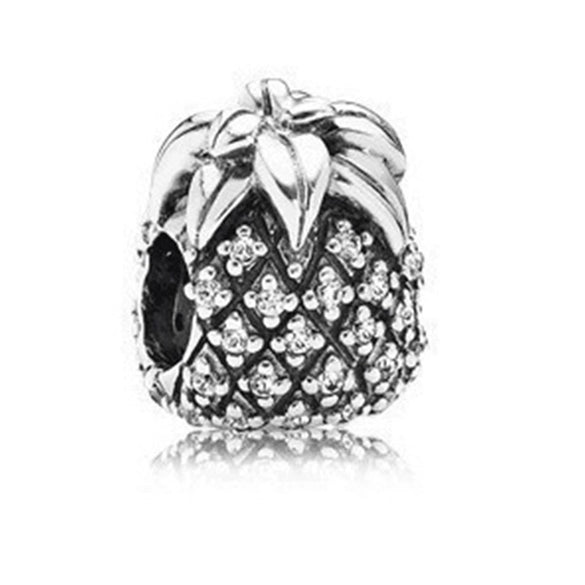 Metal Jewelry Accessories Hollow Rose Flower And Heart Shaped Padlock Two In One Charm Electroplated With Totem Pattern