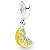 Metal Jewelry Accessories Hollow Rose Flower And Heart Shaped Padlock Two In One Charm Electroplated With Totem Pattern