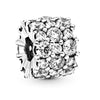 Metal Jewelry Accessories Hollow Rose Flower And Heart Shaped Padlock Two In One Charm Electroplated With Totem Pattern