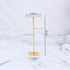 Metal Jewelry Rack T Shape Splicing Earrings For Studio Shooting Display