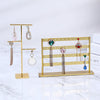 Metal Jewelry Rack T Shape Splicing Earrings For Studio Shooting Display