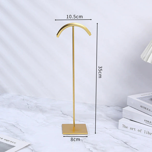 Metal Jewelry Rack T Shape Splicing Earrings For Studio Shooting Display