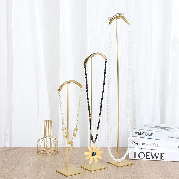 Metal Jewelry Rack Wrought Iron Artistic Style For Jewelry Display